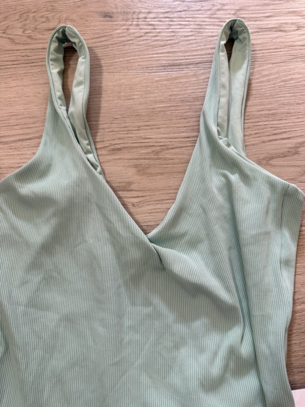 NWT L*Space Ridin’ High Ribbed Arizona One Piece Bathing Suit Green Sz 10 $169 - Picture 4 of 7